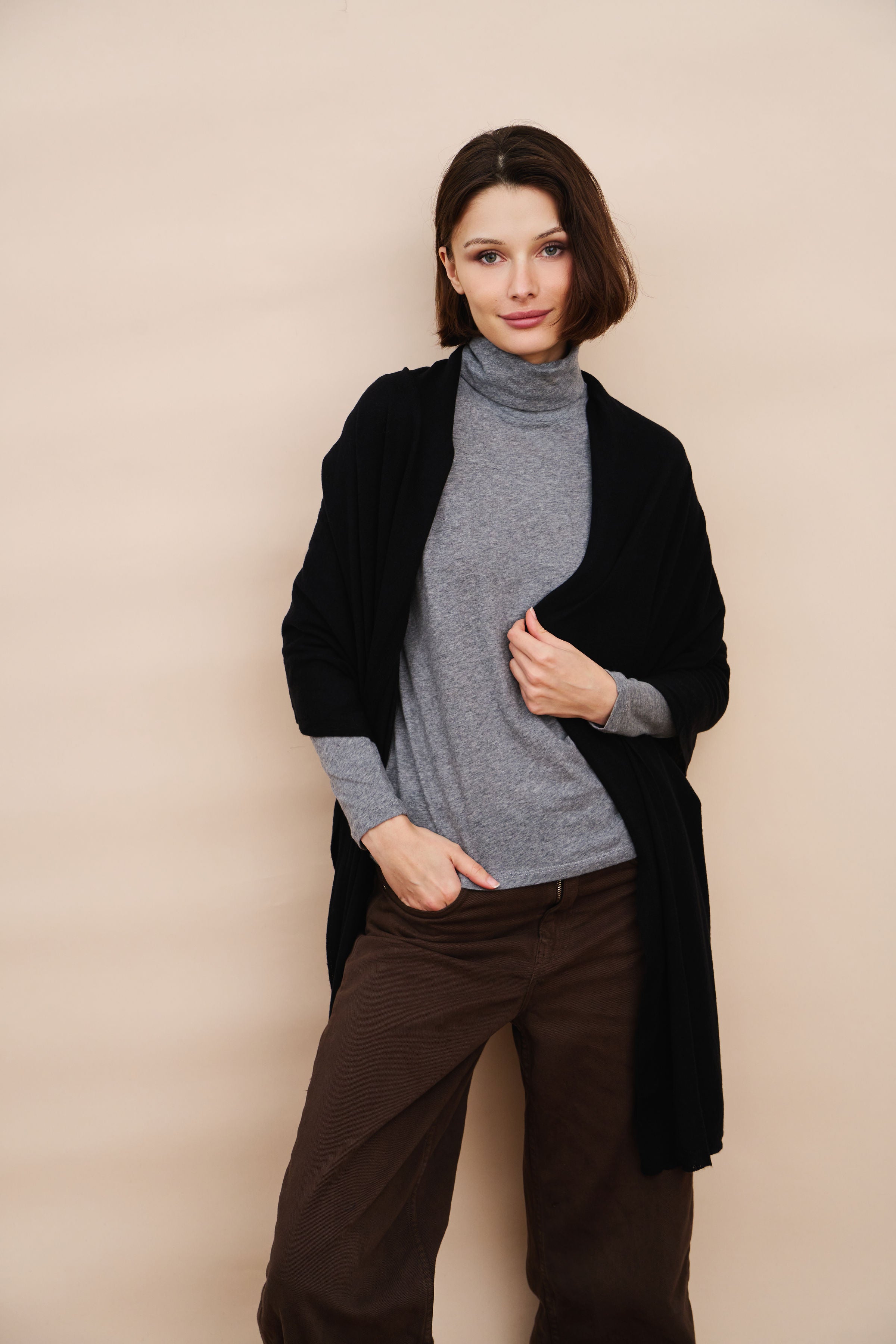 100% Machine Washable Cashmere Shawl