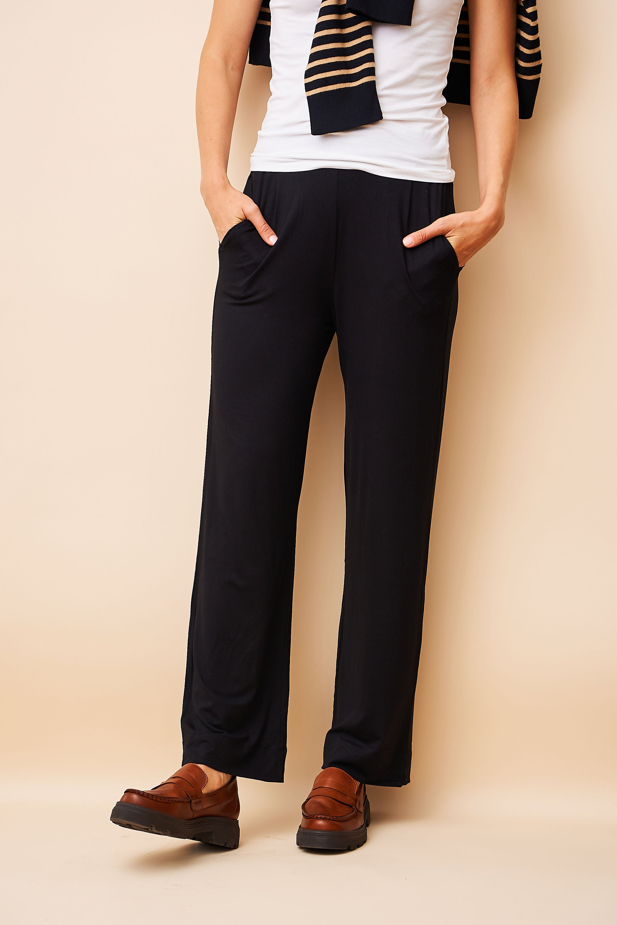 Majestic Soft Touch Pant - Noir