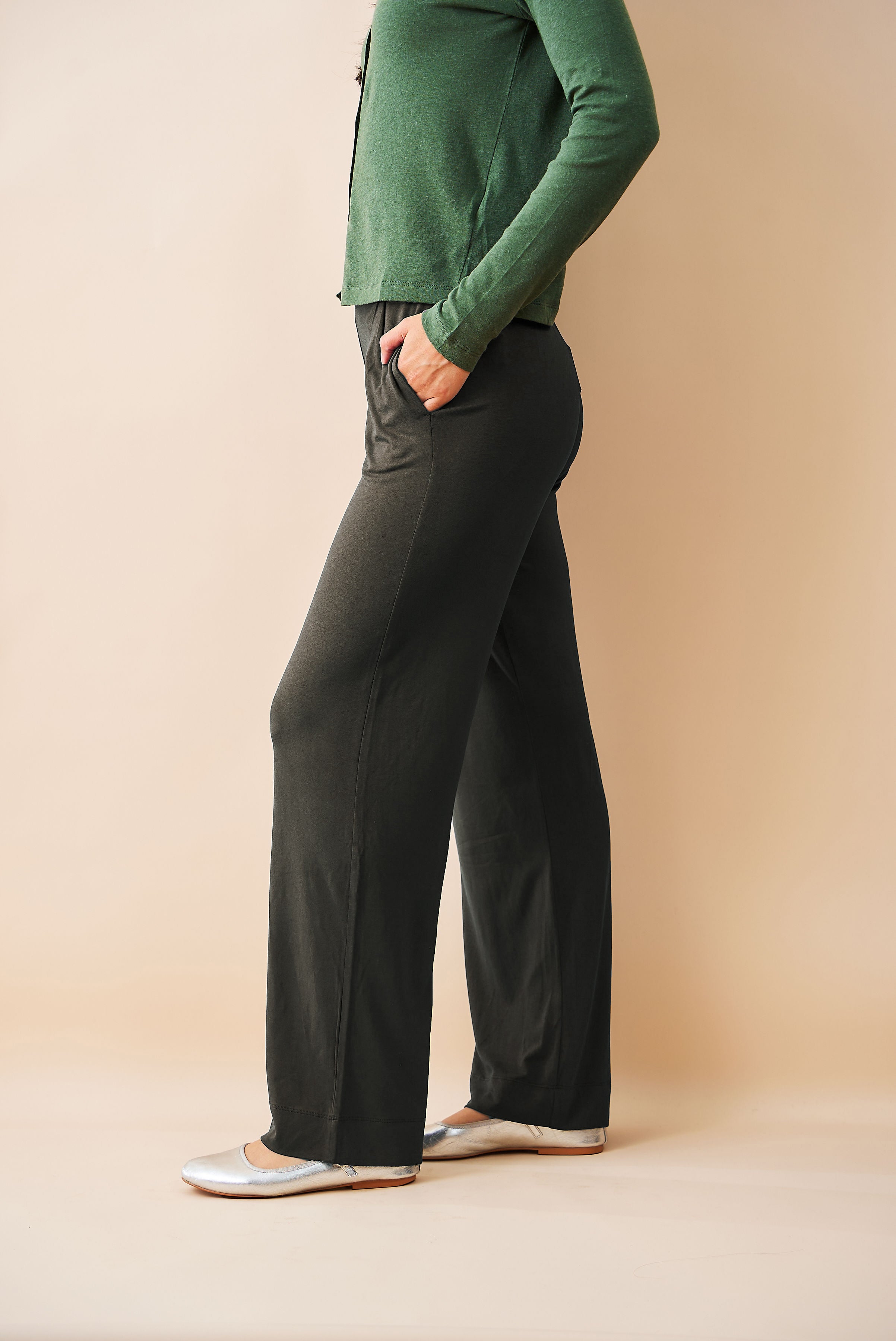 Majestic Soft Touch Pant in Anthracite
