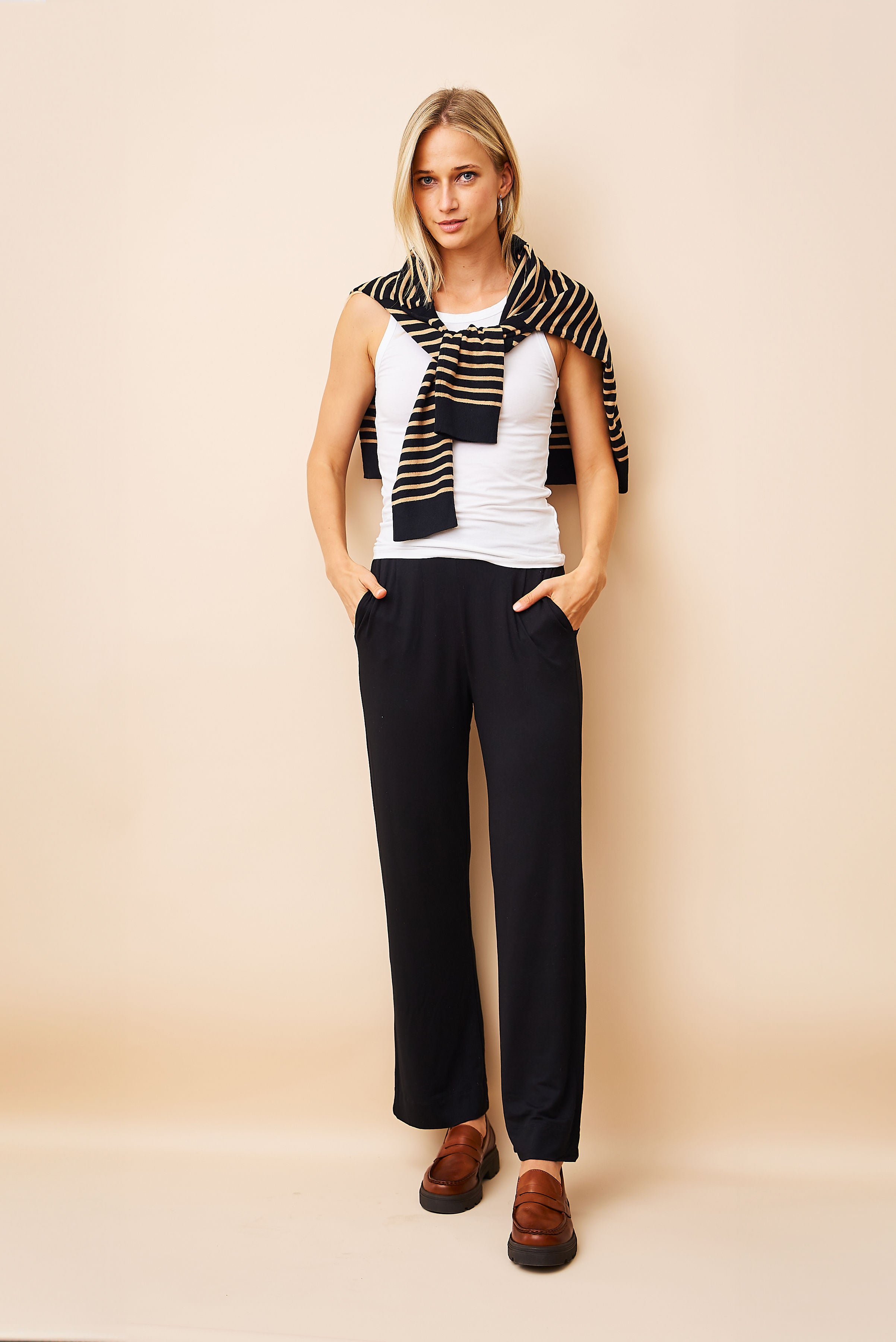 Majestic Soft Touch Pant - Noir
