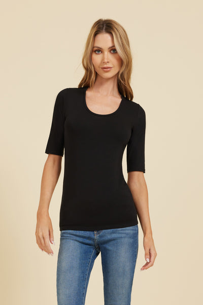 リミフゥ　BROAD COTTON ELBOW SLIT SHIRT ブラック 20210928_16959_grande.jpg?v=